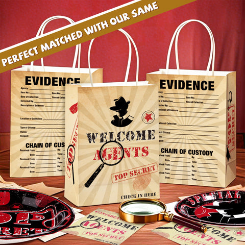 16 Pcs Spy Birthday Party Goodie Bags - Grencian