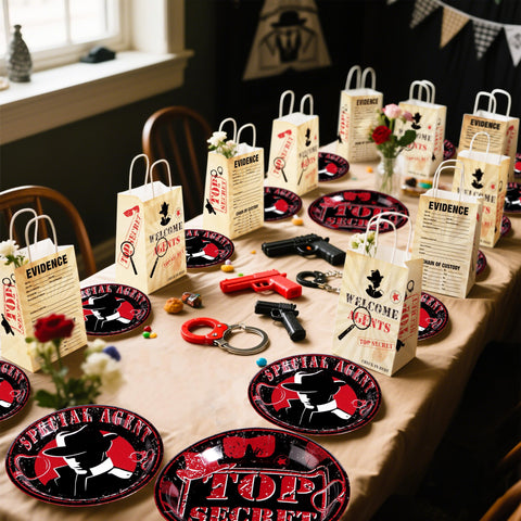 16 Pcs Spy Birthday Party Goodie Bags - Grencian