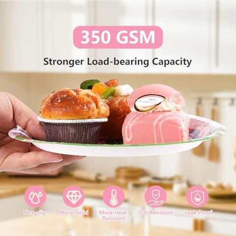 168 Pcs Pig Birthday Party Plates Napkins Cups and Forks - Grencian