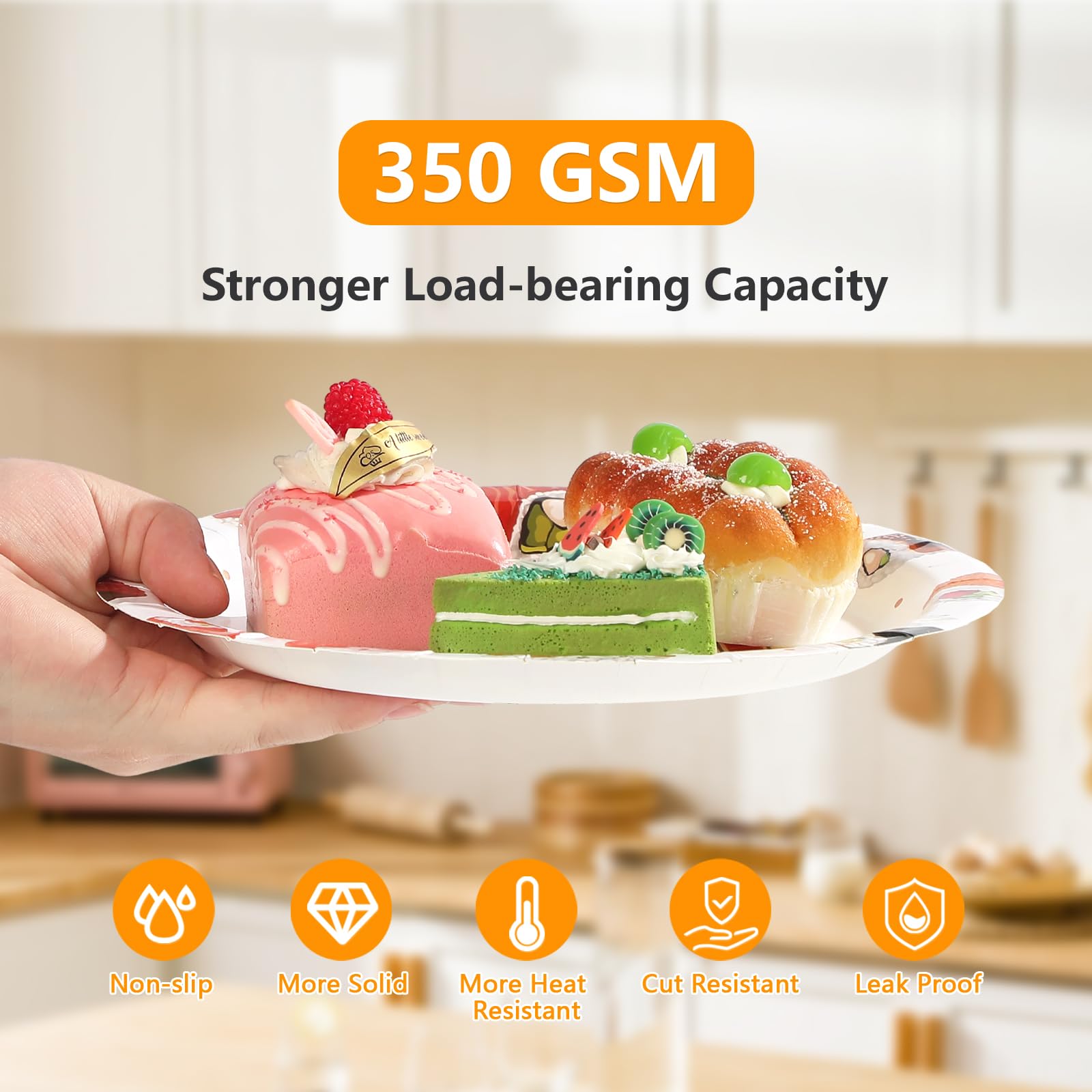168 Pcs Sushi Birthday Party Plates Napkins Cups and Forks - Grencian