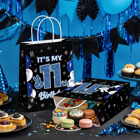 16Pcs 11th Birthday Party Favor Bags Bruh It's My Birthday Goodie Bags image 6