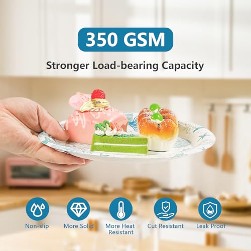 170 Pcs Ocean Coral Plates Napkins Cups Forks Tablecloth - Grencian