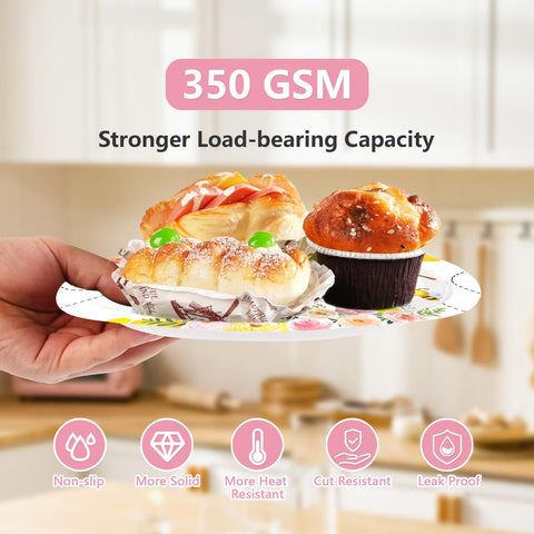 170 Pcs Pink Bee 1st Birthday Plates Napkins Cups Forks Tablecloth