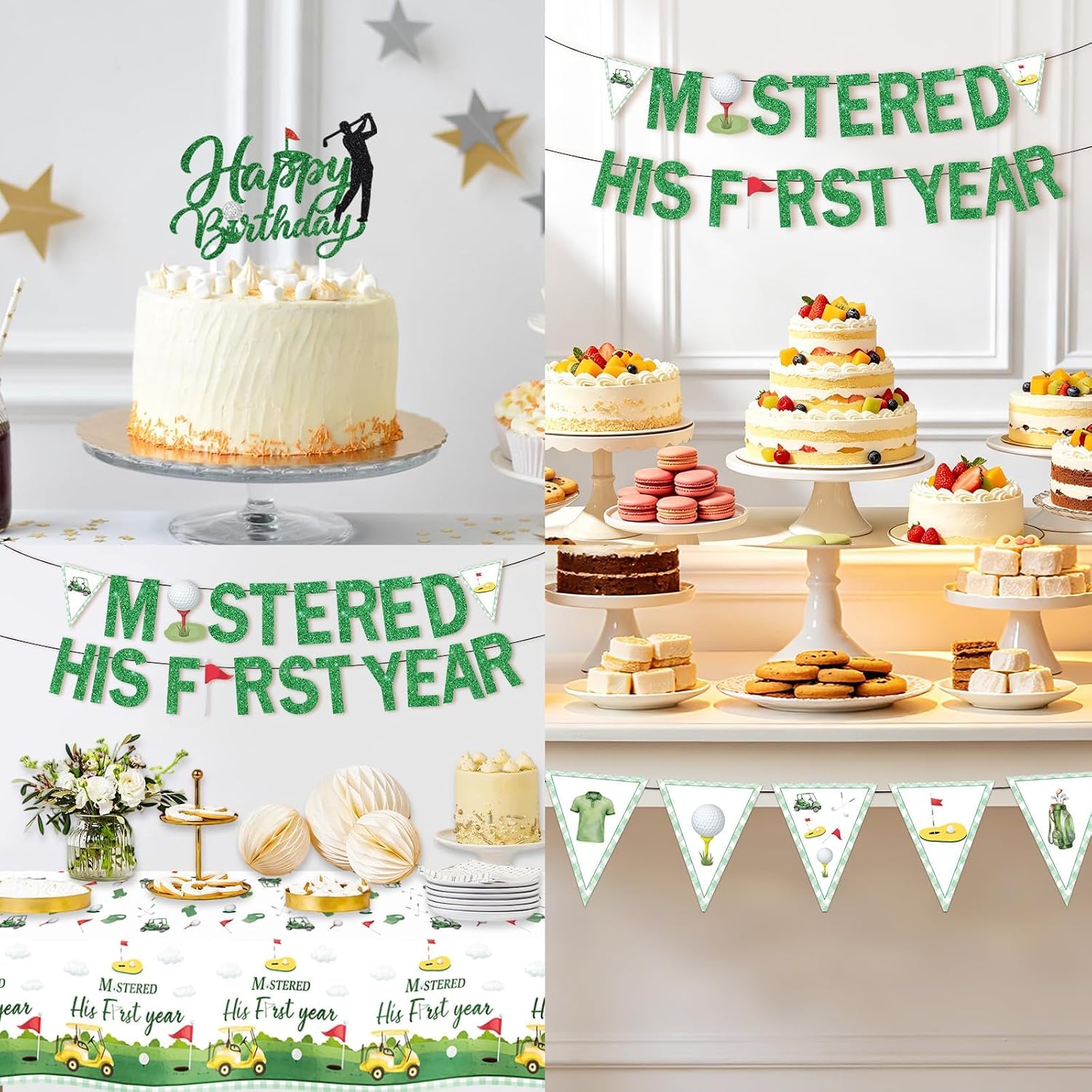172Pcs Golf 1st Birthday Party Decorations Serves 24 image 5