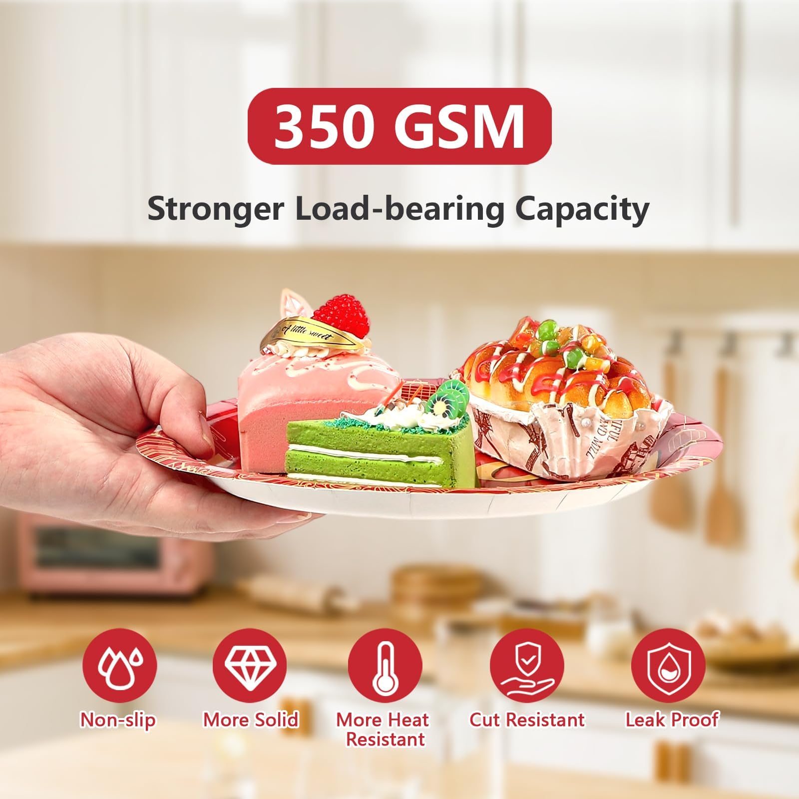 200 Pcs Hibachi Party Plates and Napkins - Grencian