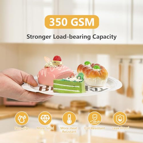 200 Pcs Magical Wizard Birthday Party Plates and Napkins - Grencian