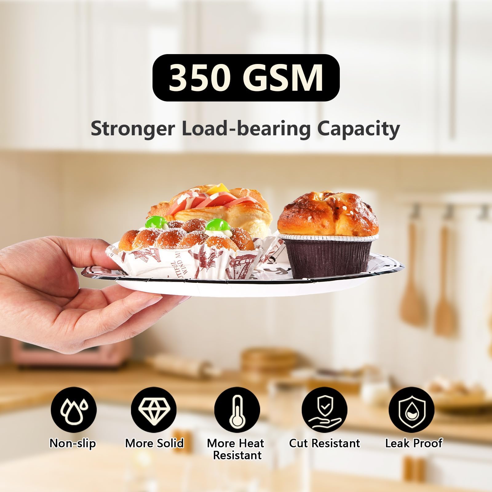 200 Pcs Music Birthday Party Plates and Napkins - Grencian