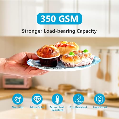 200 Pcs Winter Bear Baby Shower Party Plates and Napkins - Grencian