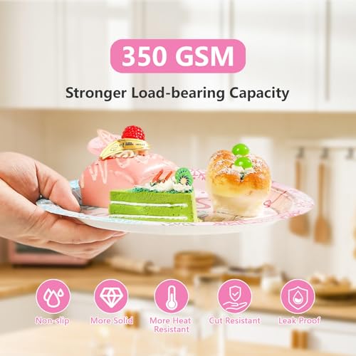 200 Pcs Winter Gender Reveal Party Plates and Napkins - Grencian