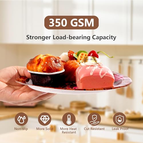 250 Pcs Boots or Bows Party Plates Napkins and Cups - Grencian