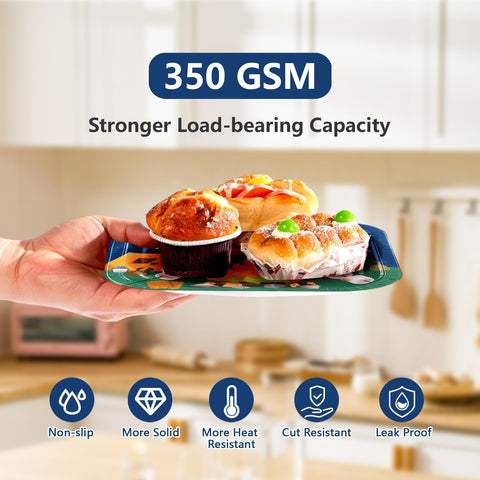 250 Pcs S'more Camping Party Plates Napkins Cups - Grencian