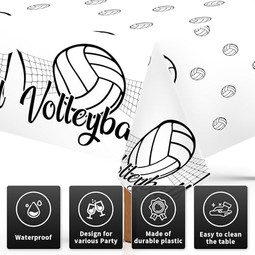 3Pcs Volleyball Party Tablecloth - Grencian