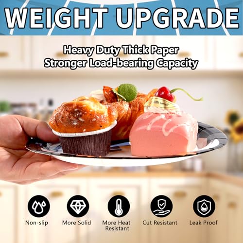 50 Pcs Penguin Party Paper Plates