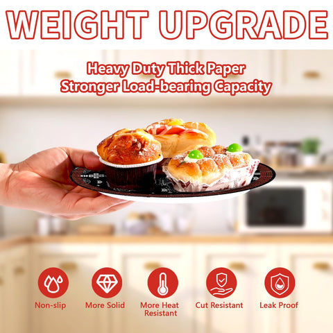 60 Pcs 9-inch Hibachi Party Plates - Grencian