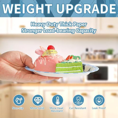 60 Pcs Boss Baby Shower Party Plates - Grencian
