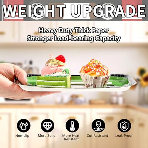 60 Pcs Cassette Tape Square Paper Plates