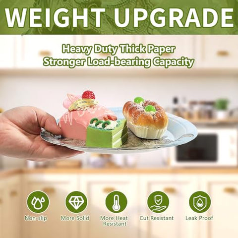 60 Pcs Dinosaur Party Plates - Grencian