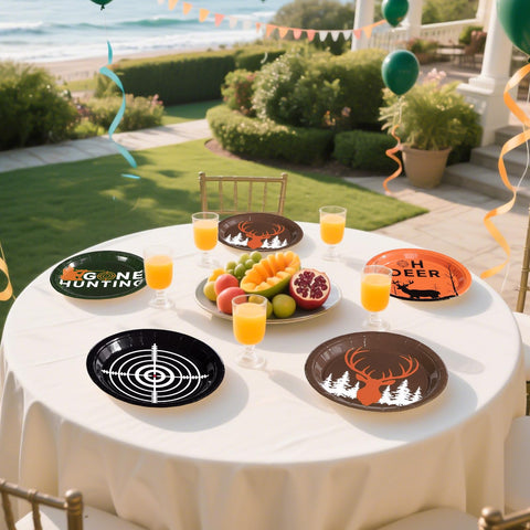60 Pcs Hunting Camo Party Plates - Grencian