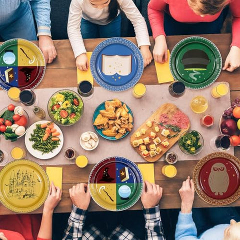 60 Pcs Magical Wizard Party Plates - Grencian
