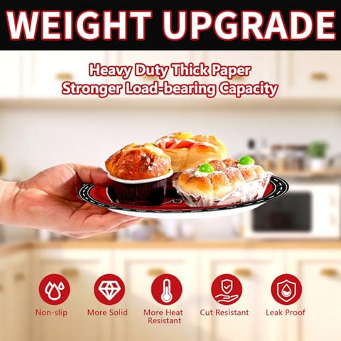 60 Pcs Red Race Car Party Plates - Grencian