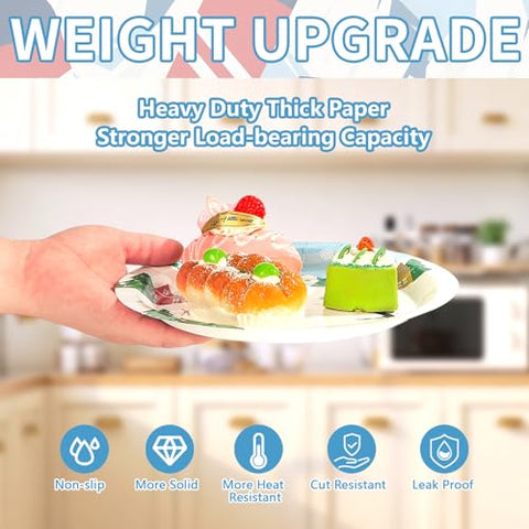 60 Pcs Skiing Party Plates - Grencian