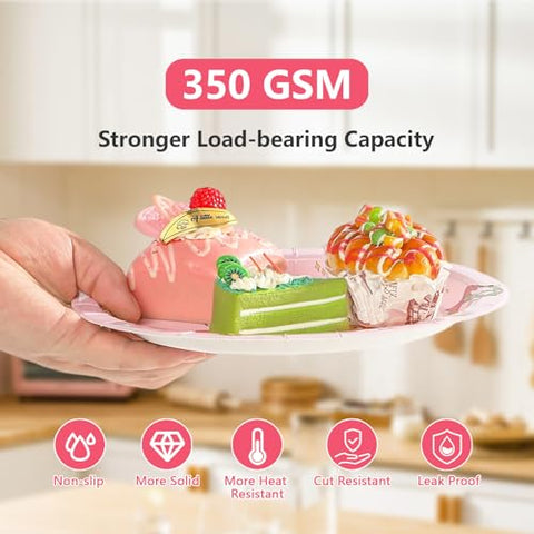 72 Pcs Hippie Xmas Party Plates and Forks - Grencian