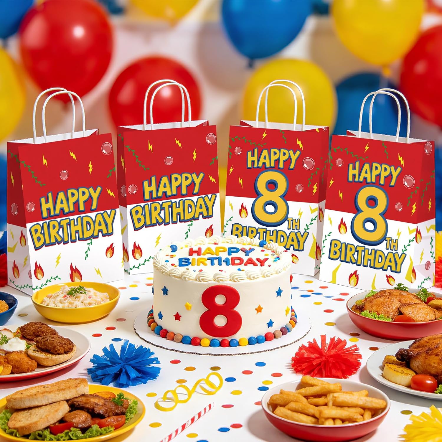 8th birthday party supplies goodie bags