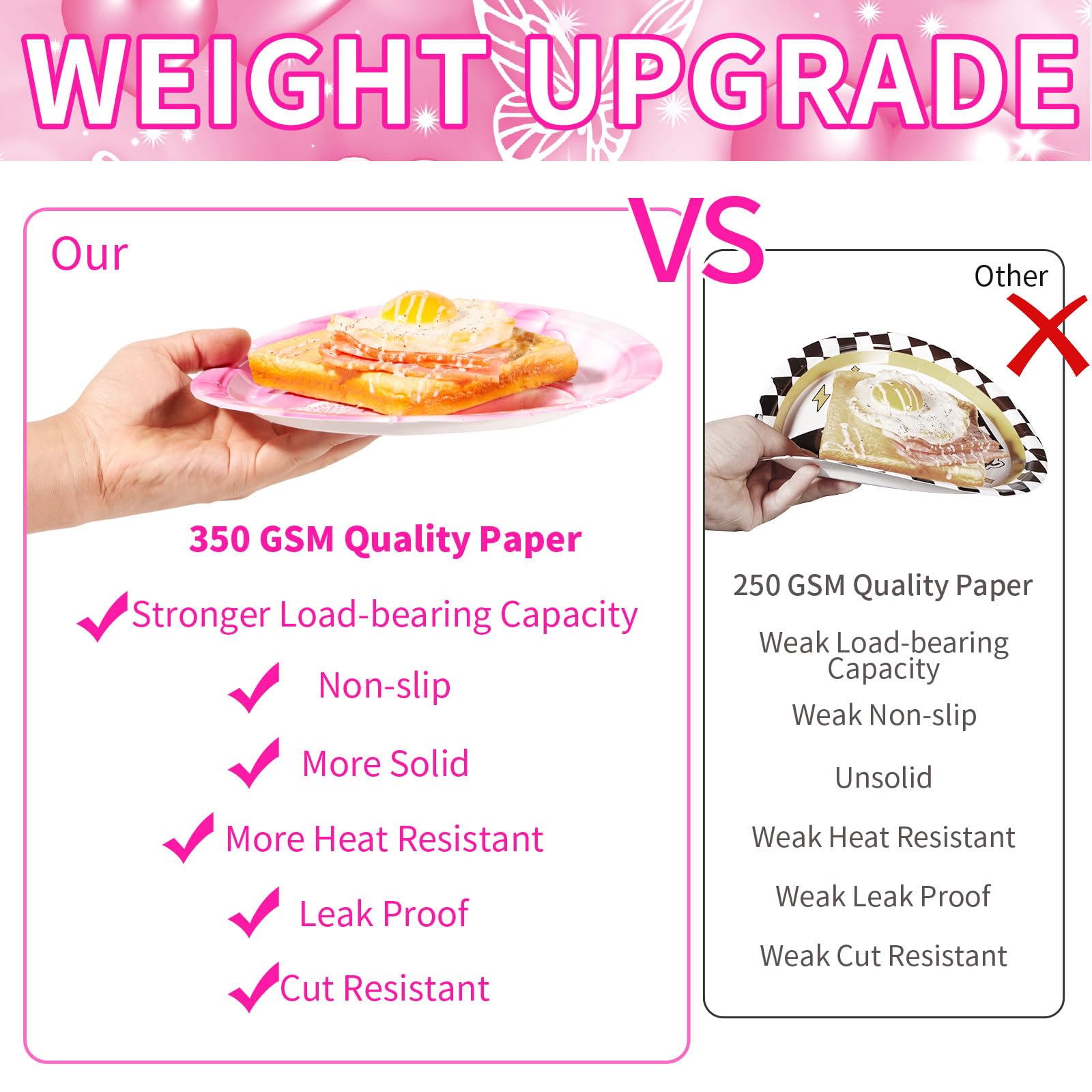 96 Pcs 2000s Y2k Party Plates and Napkins - Grencian
