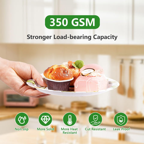 96 Pcs Avocado Gender Reveal Party Plates and Napkins - Grencian