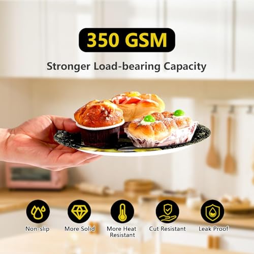 96 Pcs Black Gold 37th Birthday Party Plates and Napkins - Grencian