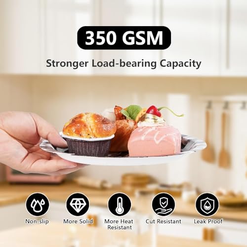 96 Pcs Black White 35th Birthday Party Plates and Napkins - Grencian