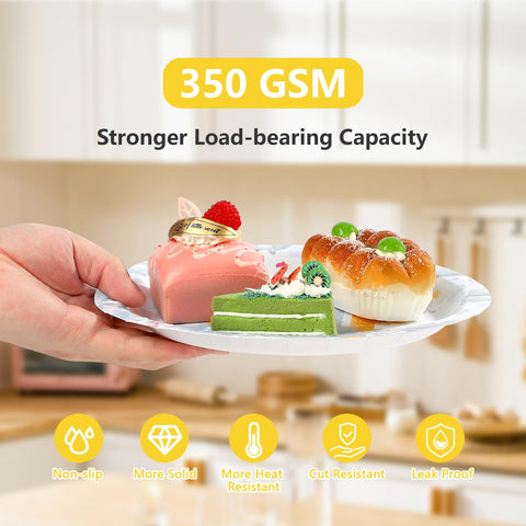 96 Pcs Blue Yellow Duck 1st Birthday Party Plates and Napkins - Grencian