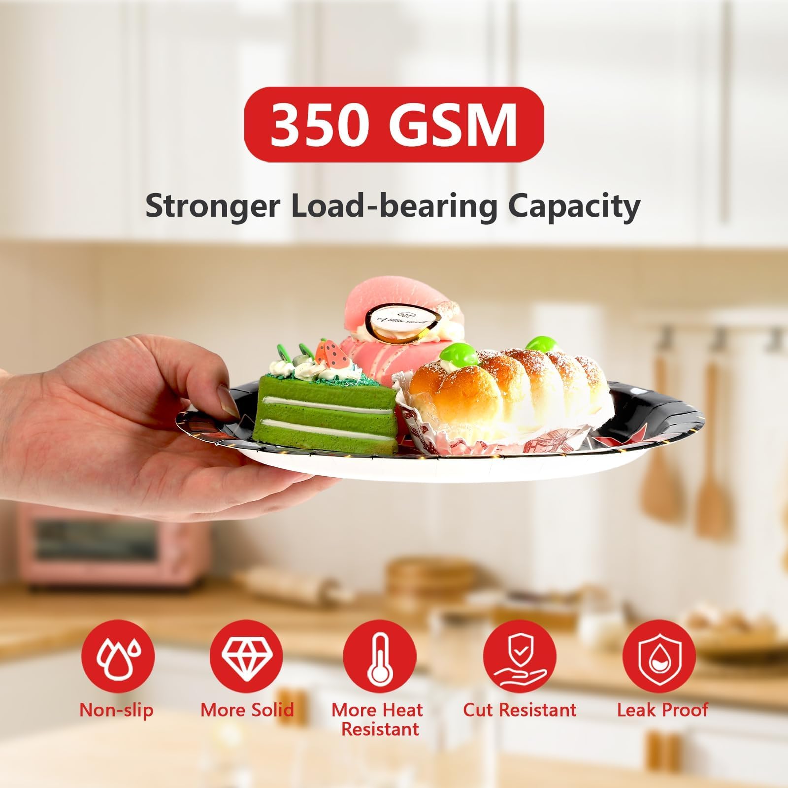 96 Pcs Boxing Party Plates and Napkins - Grencian