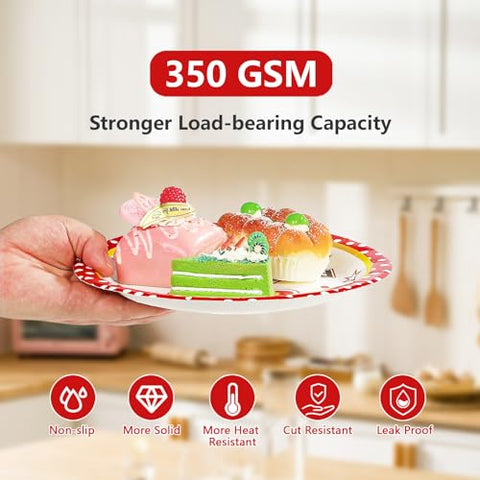 96 Pcs Cartoon Mouse 2nd Birthday Party Plates and Napkins - Grencian