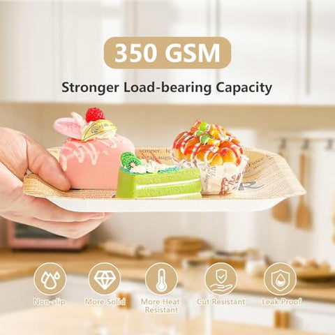 96 Pcs Chapter One Birthday Square Party Plates and Napkins - Grencian