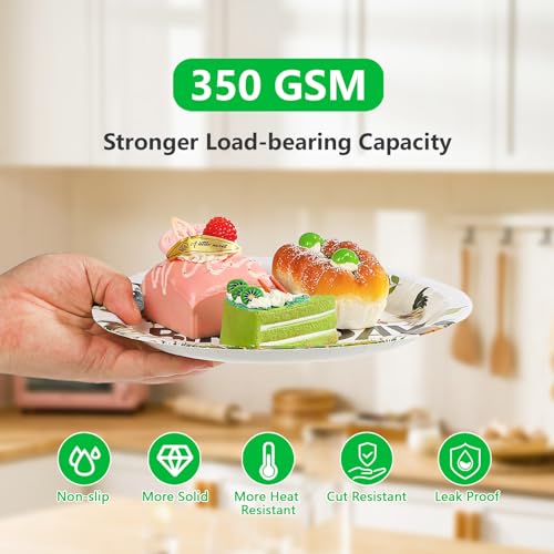 96 Pcs Chicken Rooster Birthday Party Plates and Napkins - Grencian