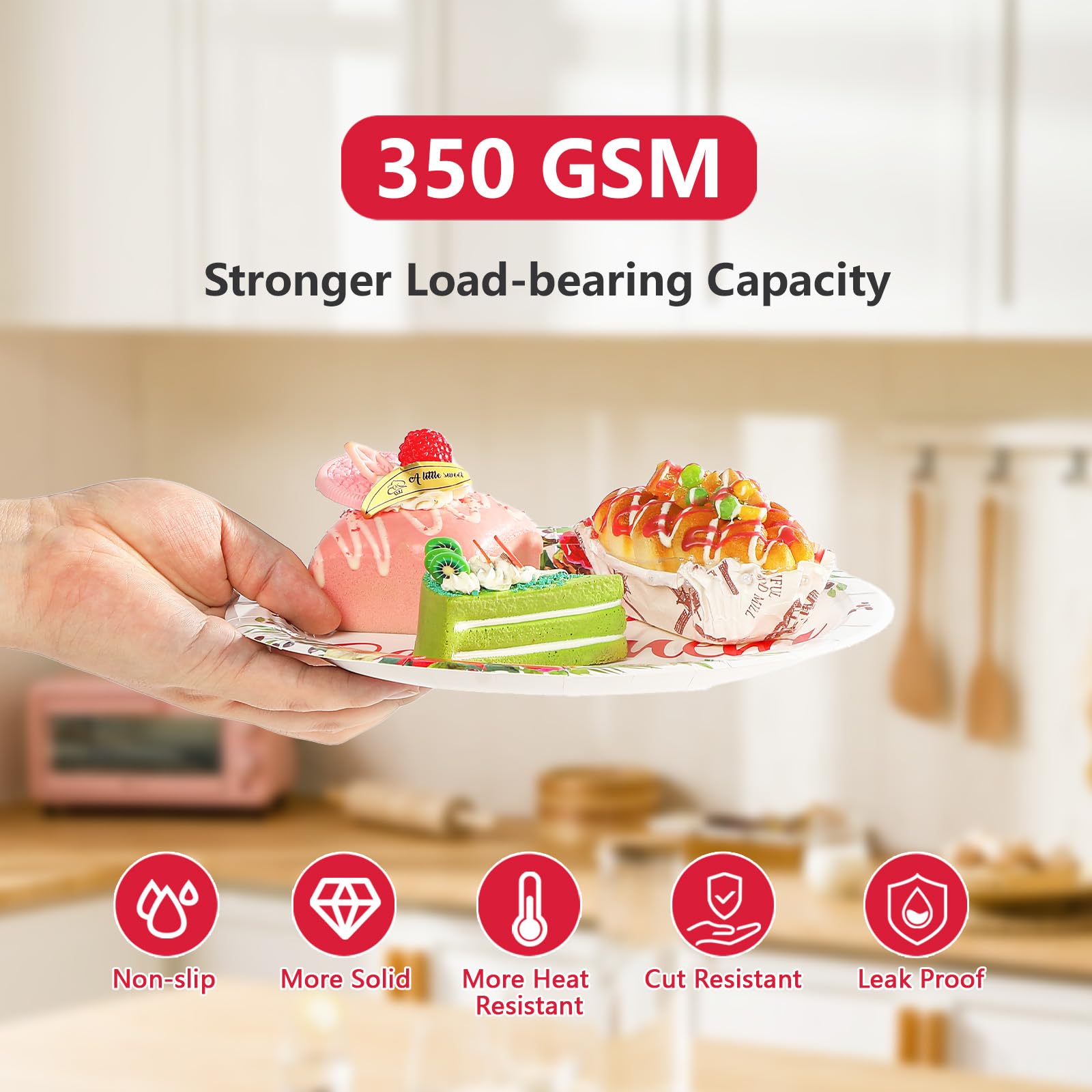 96 Pcs Christmas Retirement Party Plates and Napkins - Grencian