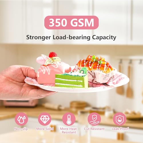 96 Pcs Cow 2nd Birthday Party Plates and Napkins - Grencian