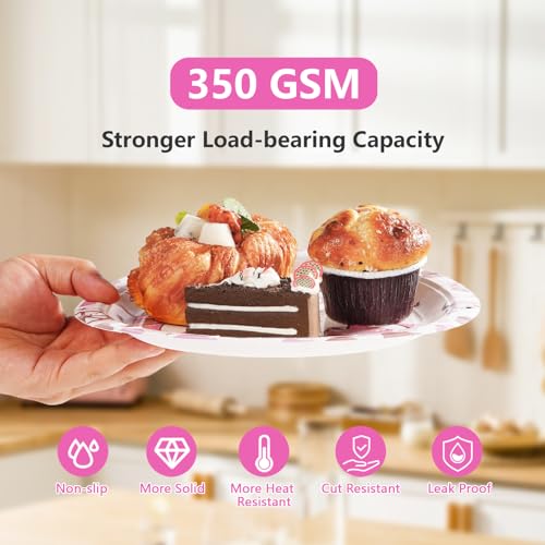 96 Pcs Cowgirl 1st Birthday Party Plates and Napkins