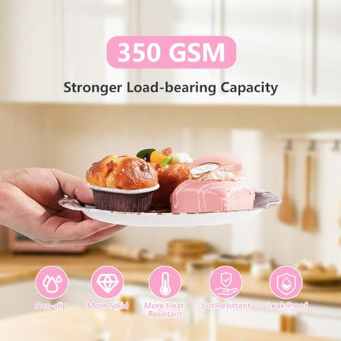 96 Pcs Feliz Cumpleaños Party Plates and Napkins - Grencian