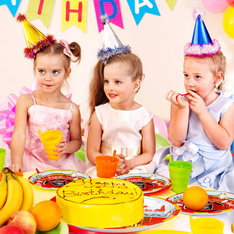 96 Pcs Firefighter Birthday Party Plates and Napkins - Grencian