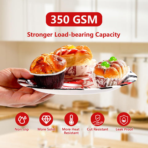 96 Pcs Firefighter Party Plates and Napkins - Grencian