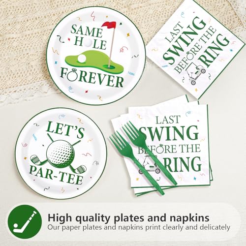 96 Pcs Golf Party Plates and Napkins - Grencian