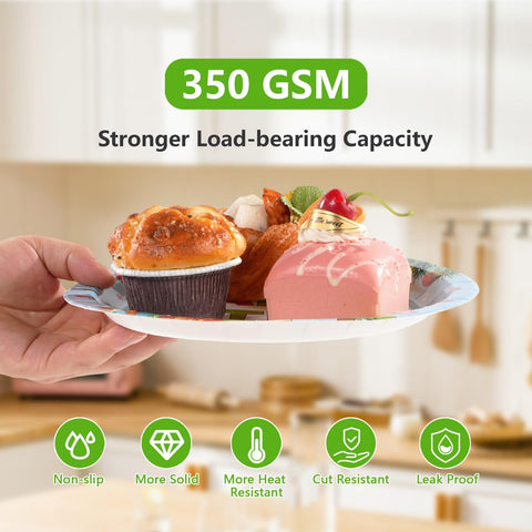 96 Pcs Green Elf Birthday Party Plates and Napkins - Grencian