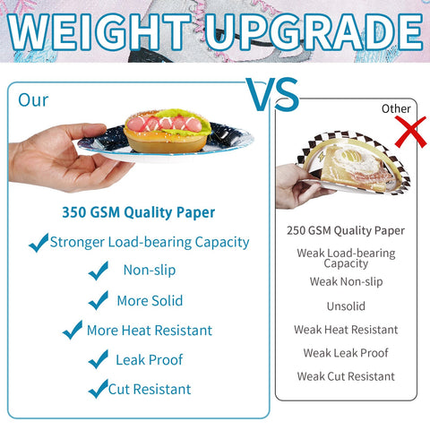 96 Pcs Ice Skating Party Plates and Napkins - Grencian