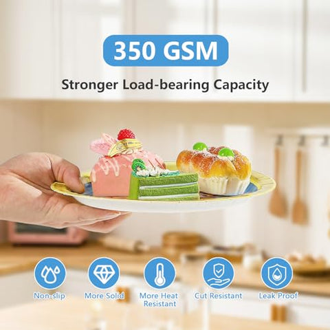 96 Pcs Light Blue Hedgehog Birthday Party Plates and Napkins - Grencian