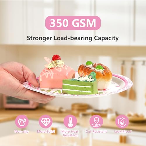96 Pcs Mah-jong Party Plates and Napkins - Grencian