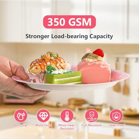 96 Pcs Margarita Bachelorette Party Plates and Napkins - Grencian