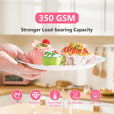 96 Pcs Nutcracker 1st Birthday Party Plates and Napkins - Grencian