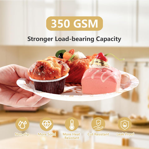 96 Pcs Pearls Bridal Shower Party Plates and Napkins